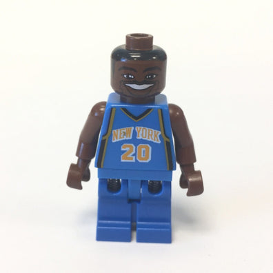 LEGO Minifigure-NBA Allan Houston, New York Knicks #20-Sports / Basketball-NBA014-Creative Brick Builders